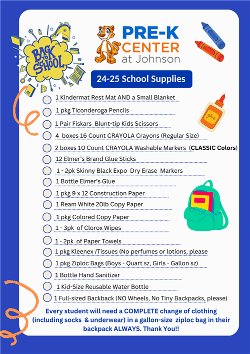 supply list